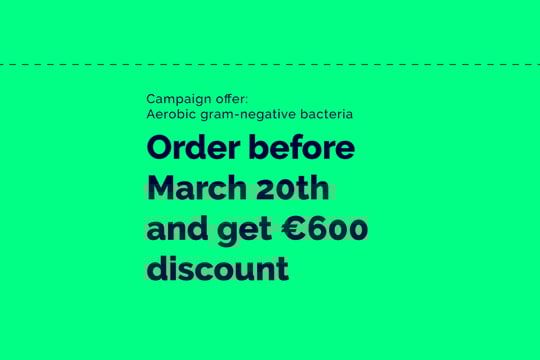 Antimicrobial susceptibility test per strain — get €600 discount