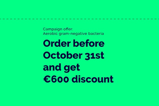 Antimicrobial susceptibility test — get €600 discount