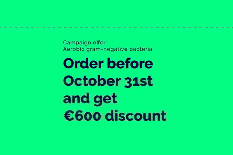 Antimicrobial susceptibility test — get €600 discount