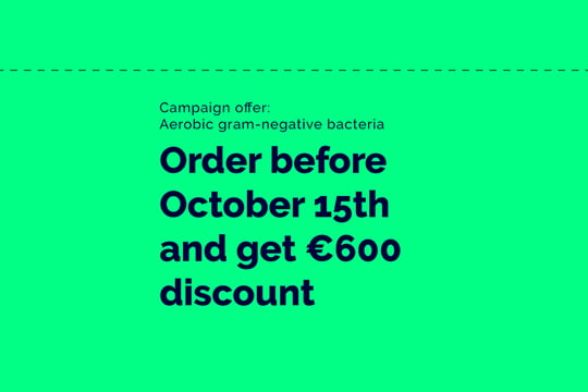 Antimicrobial susceptibility test per strain — get €600 discount